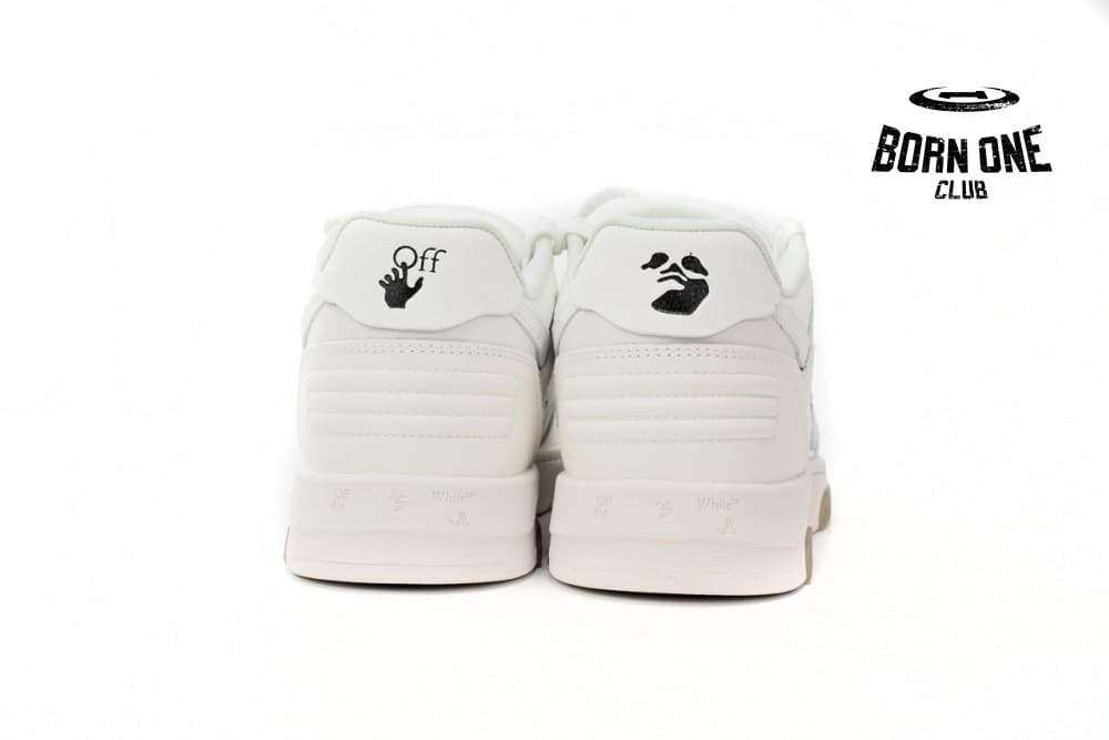 OFF-WHITE Out Of Office OOO Low Tops Triple White OMIA189C99LEA0010100
