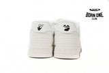 OFF-WHITE Out Of Office OOO Low Tops Triple White OMIA189C99LEA0010100