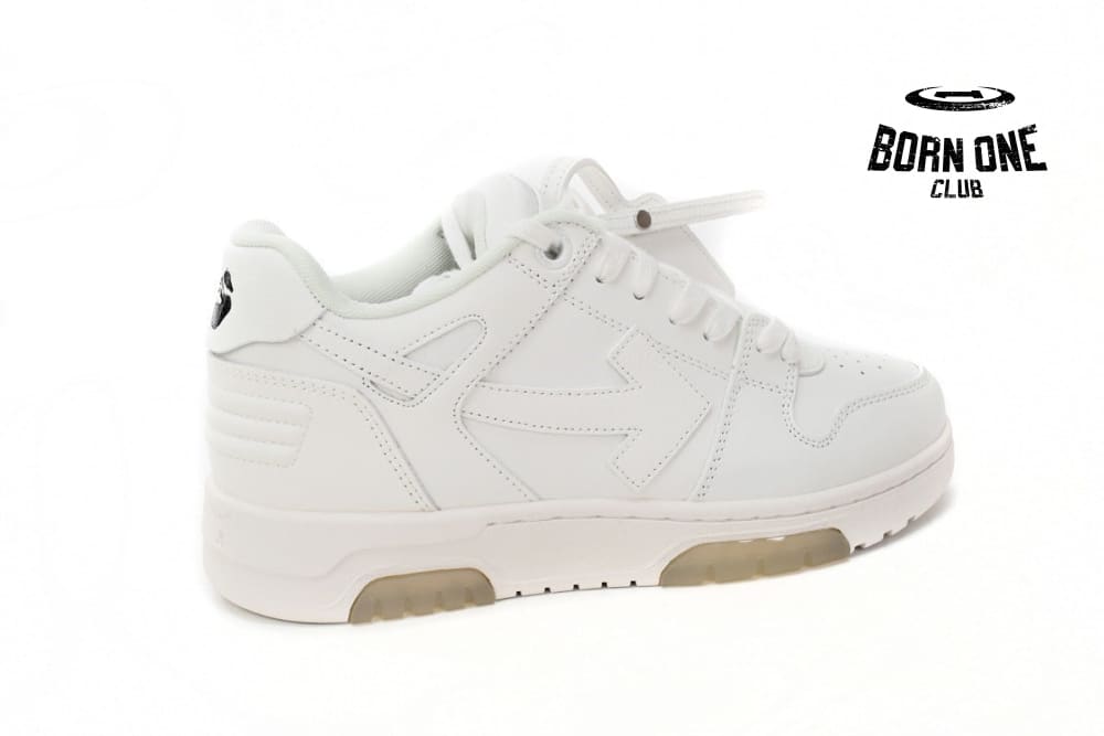 OFF-WHITE Out Of Office OOO Low Tops Triple White OMIA189C99LEA0010100