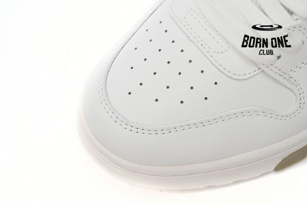 OFF-WHITE Out Of Office OOO Low Tops Triple White OMIA189C99LEA0010100