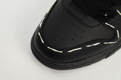 OFF-WHITE Out Of Office Sartorial Stitching Black White OMIA189S23LEA0141010