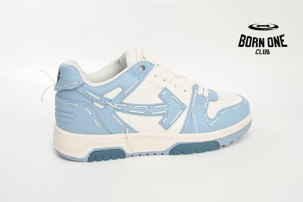 OFF-WHITE Out Of Office Sartorial Stitching White Blue OMIA189S23LEA2222222