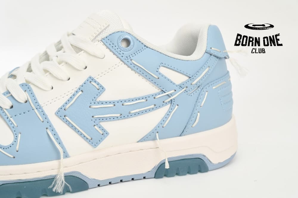 OFF-WHITE Out Of Office Sartorial Stitching White Blue OMIA189S23LEA2222222