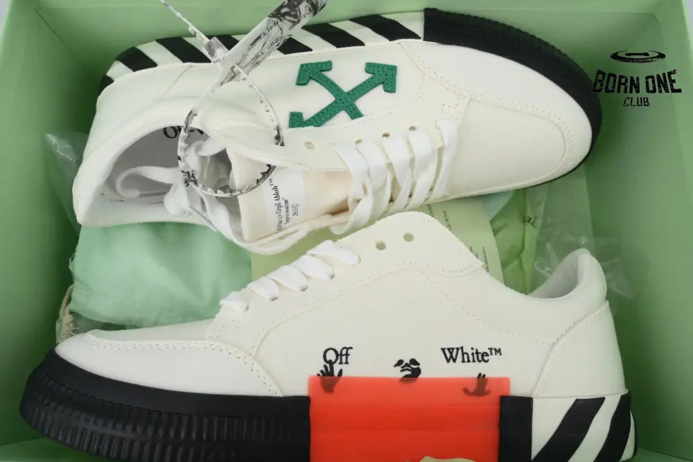 Off-White Vulc Low 'White Green'