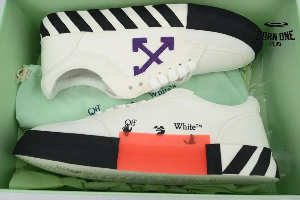 Off-White Vulc Low White Purple