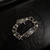 Prata 925 Chrome Hearts Bracelete Pulseira