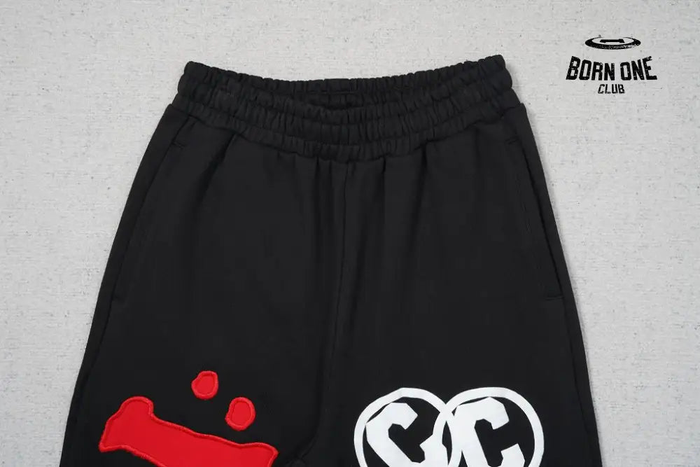 Project Capri X HELLSTAR Calça Flare Moletom (Alta Qualidade)