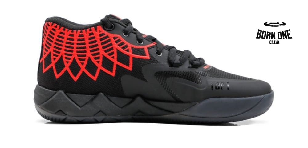PUMA LAMELO BALL MB.01 x BLACK RED BLAST