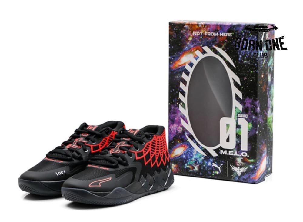 PUMA LAMELO BALL MB.01 x BLACK RED BLAST