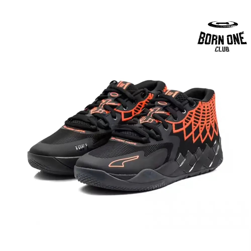 PUMA LAMELO BALL MB.01 x BLACK RED BLAST