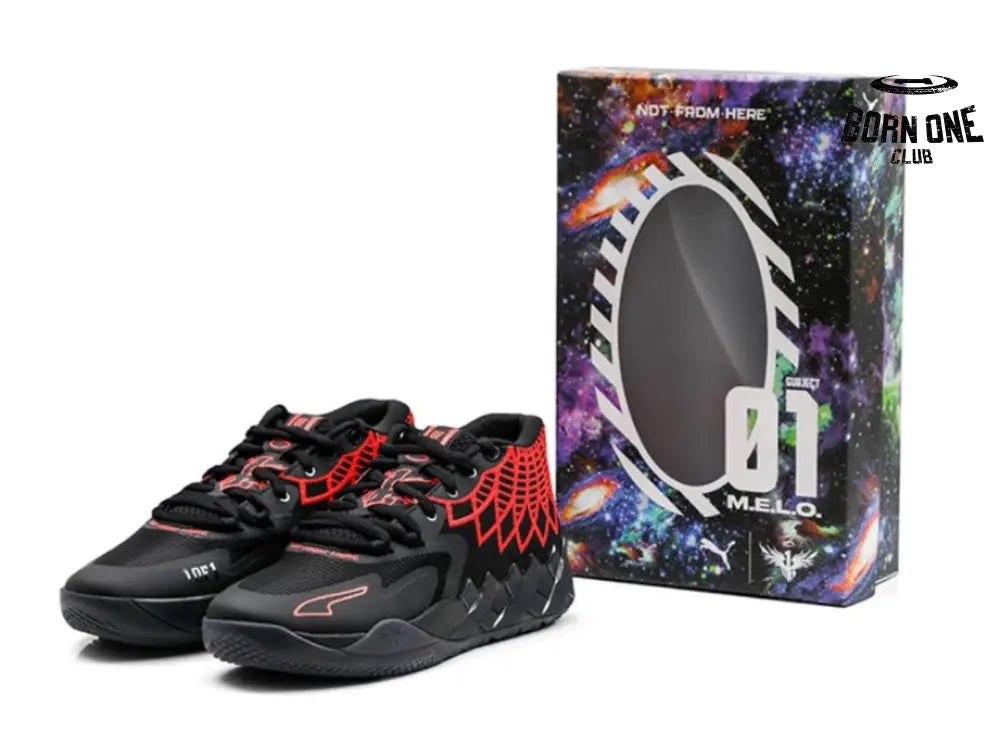 PUMA LAMELO BALL MB.01 x BLACK RED BLAST