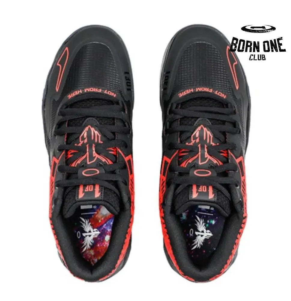 PUMA LAMELO BALL MB.01 x BLACK RED BLAST