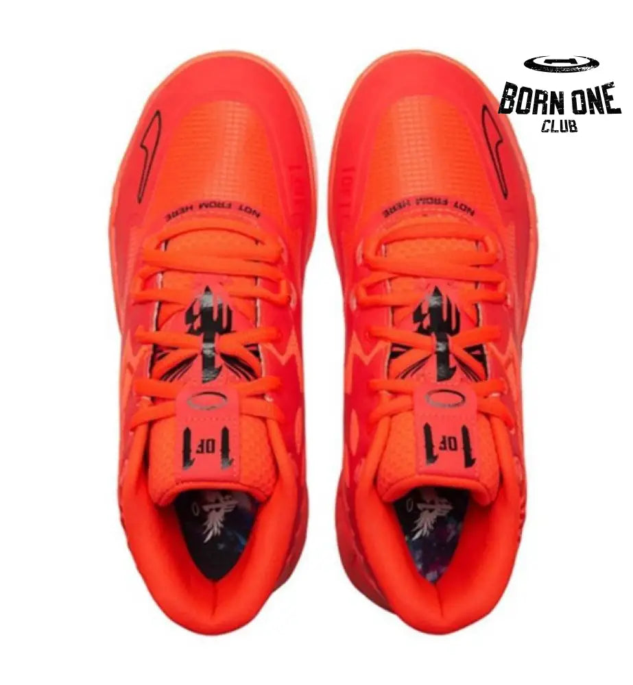 PUMA LAMELO BALL MB.01 x NOT FROM HERE RED BLAST