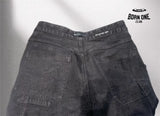 PURPLE BRΑND Rheinstone Pants Black Calça Jeans
