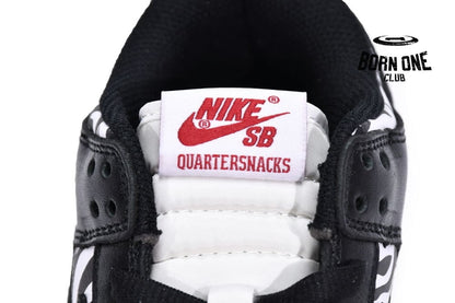 Quartersnacks x Nike Dunk SB Low Zebra DM3510-001