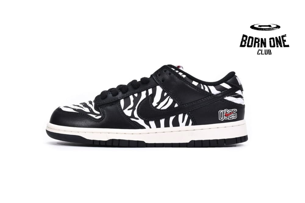 Quartersnacks x Nike Dunk SB Low Zebra DM3510-001
