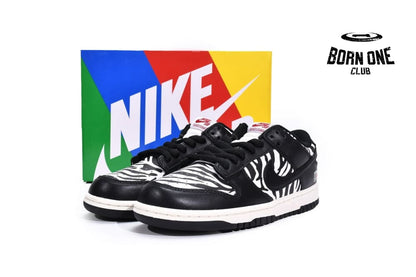 Quartersnacks x Nike Dunk SB Low Zebra DM3510-001