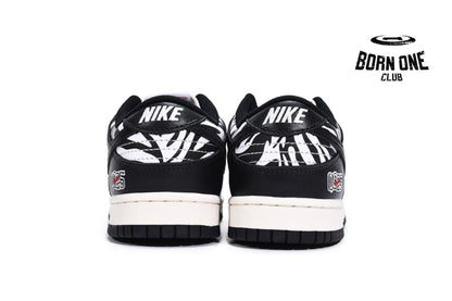 Quartersnacks x Nike Dunk SB Low Zebra DM3510-001