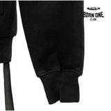 Rick Owens DRKSHDW Four Ring Hoodie in Black Jaqueta Moletom Full Zip