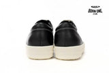 Rick Owens EDFU Vintage Sneaks Leather Black Milk White