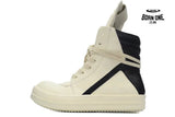 Rick Owens Luxor Geobasket High ’Milk Black’