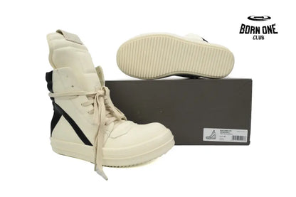 Rick Owens Luxor Geobasket High ’Milk Black’