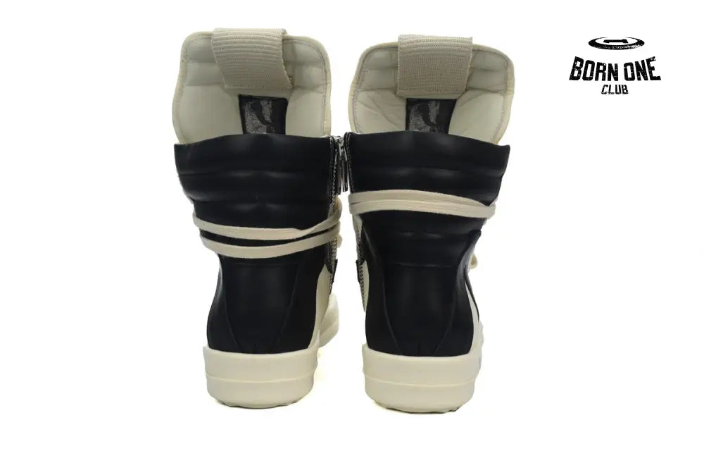 Rick Owens Luxor Geobasket High ’Milk Black’