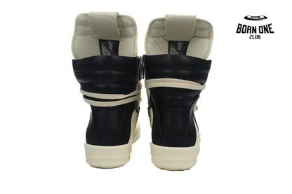 Rick Owens Luxor Geobasket High ’Milk Black’