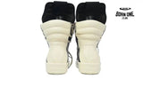Rick Owens RO Geobasket Black and White