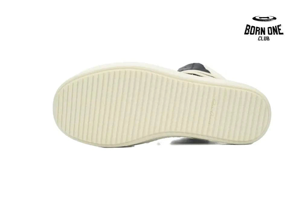 Rick Owens RO Geobasket Black and White