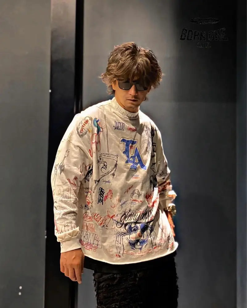 Saint Michael Camiseta Manga Longa