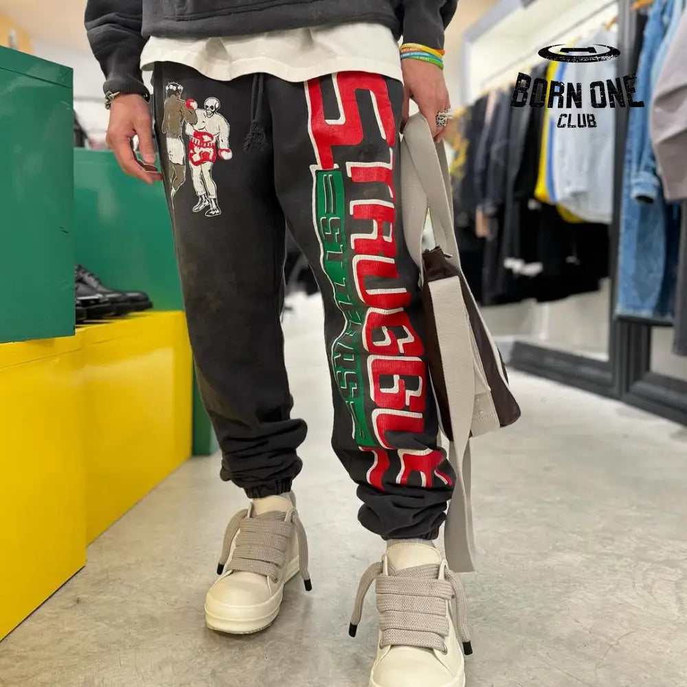 Saint Michael x Denim Tears Calça Moletom