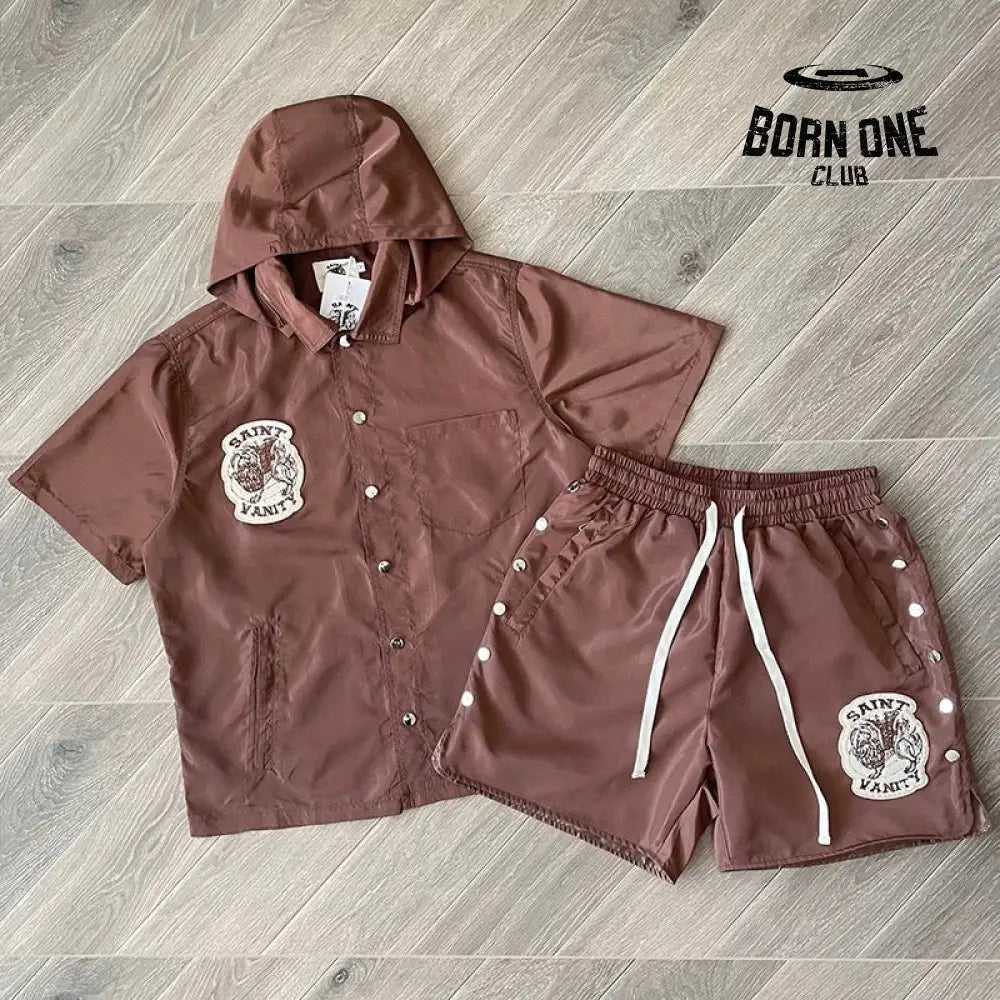 SAINT VANITY Conjunto Jaqueta Calça