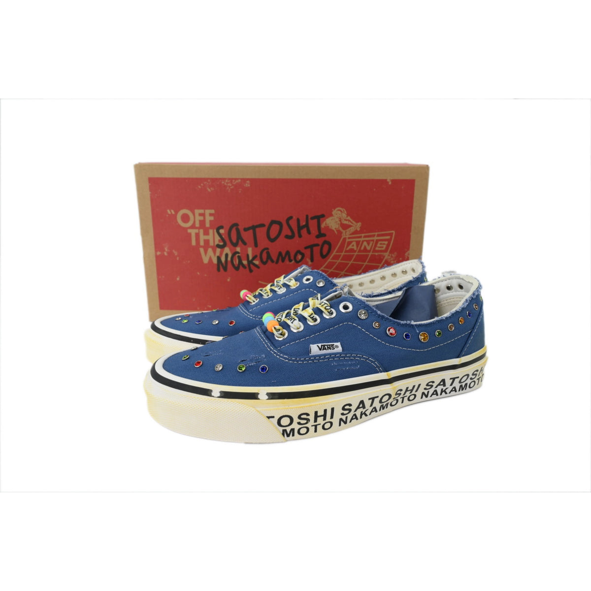 Satoshi Nakamoto x Vans Era 95 'BrownWhiteTurquoise' VN000EHD7F3
