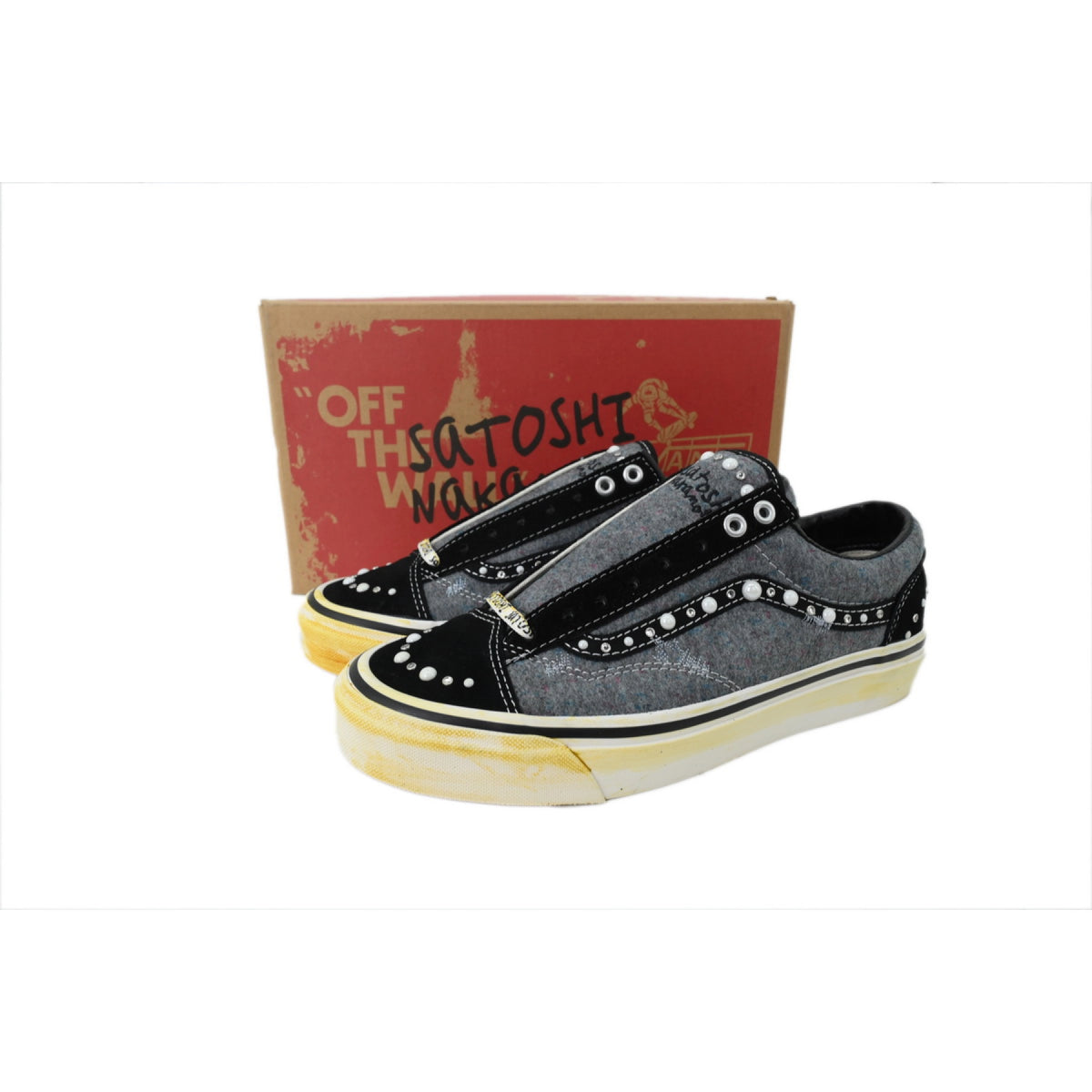 Satoshi Nakamoto x Vans Old Skool Reissue 36 'Speckled Moving Blanket Grey'