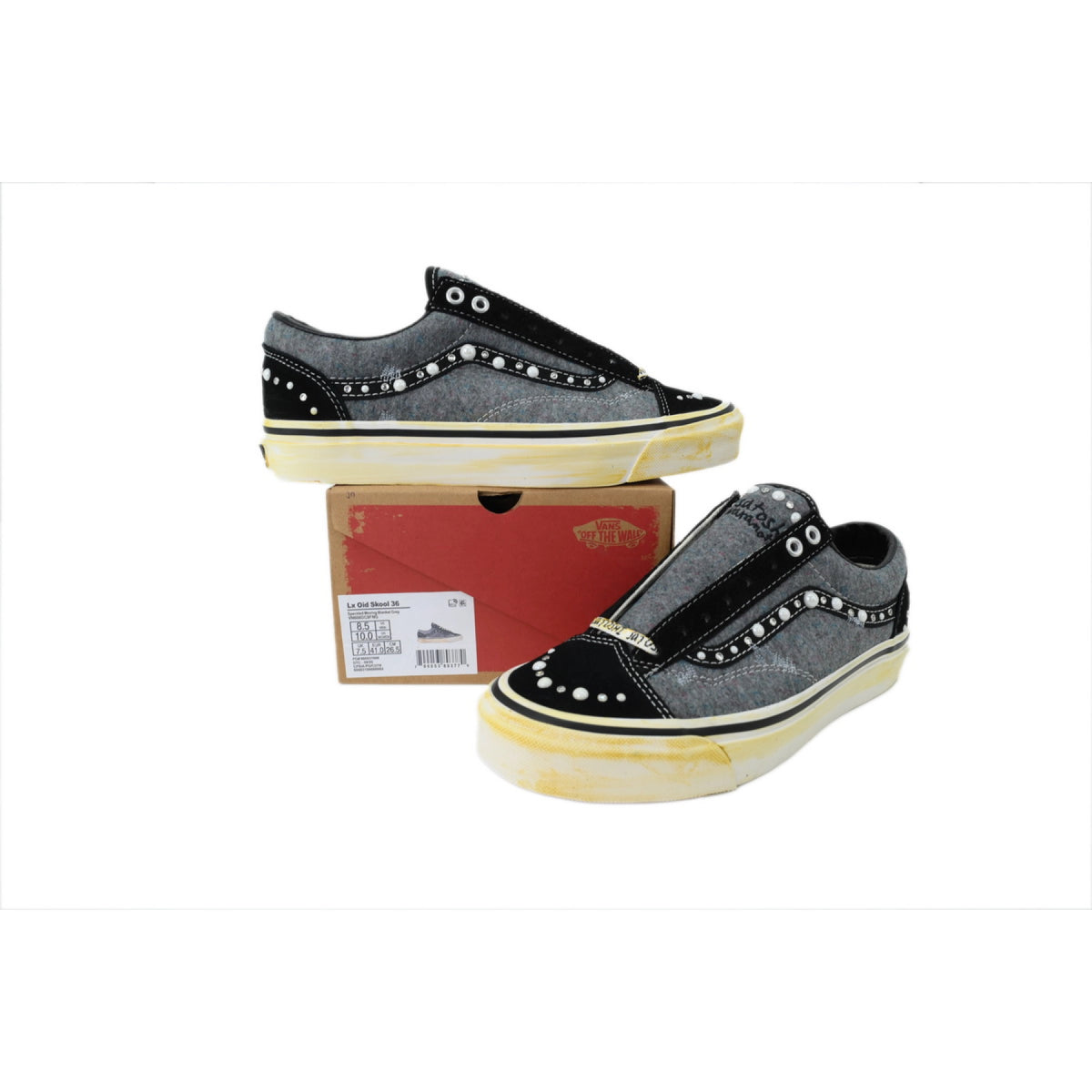 Satoshi Nakamoto x Vans Old Skool Reissue 36 'Speckled Moving Blanket Grey'