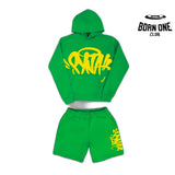 Conjunto Team Syna Hood Twinset Green
