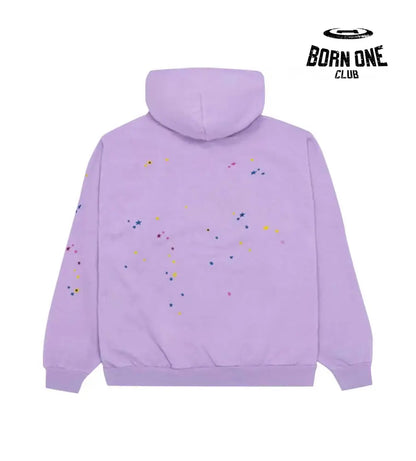 Sp5der Acai Hoodie Purple Hoodie