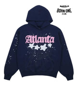 Sp5der Atlanta Hoodie Navy Hoodie
