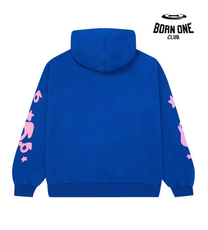 Sp5der Beluga Hoodie Blue/Pink Hoodie
