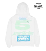 Sp5der Cross Country Hoodie Eggshell Hoodie