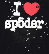 Sp5der I Heart Sp5 Hoodie Black Hoodie