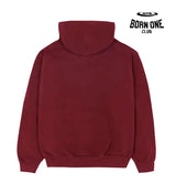 Sp5der Logo Hoodie Maroon Hoodie