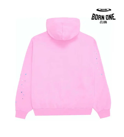 Sp5der Logo Web Pink Hoodie Hoodie