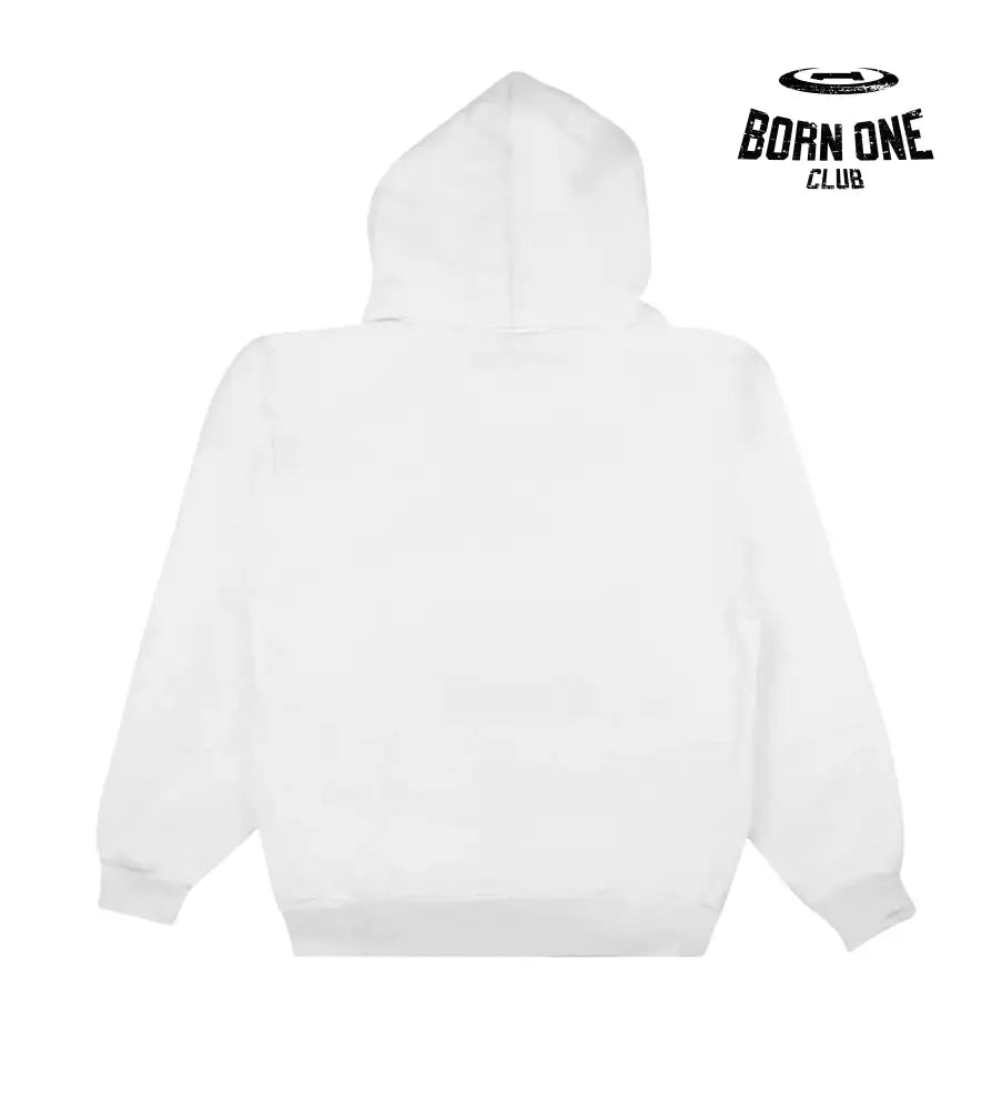 Sp5der OG Rhinestone Hoodie White Hoodie