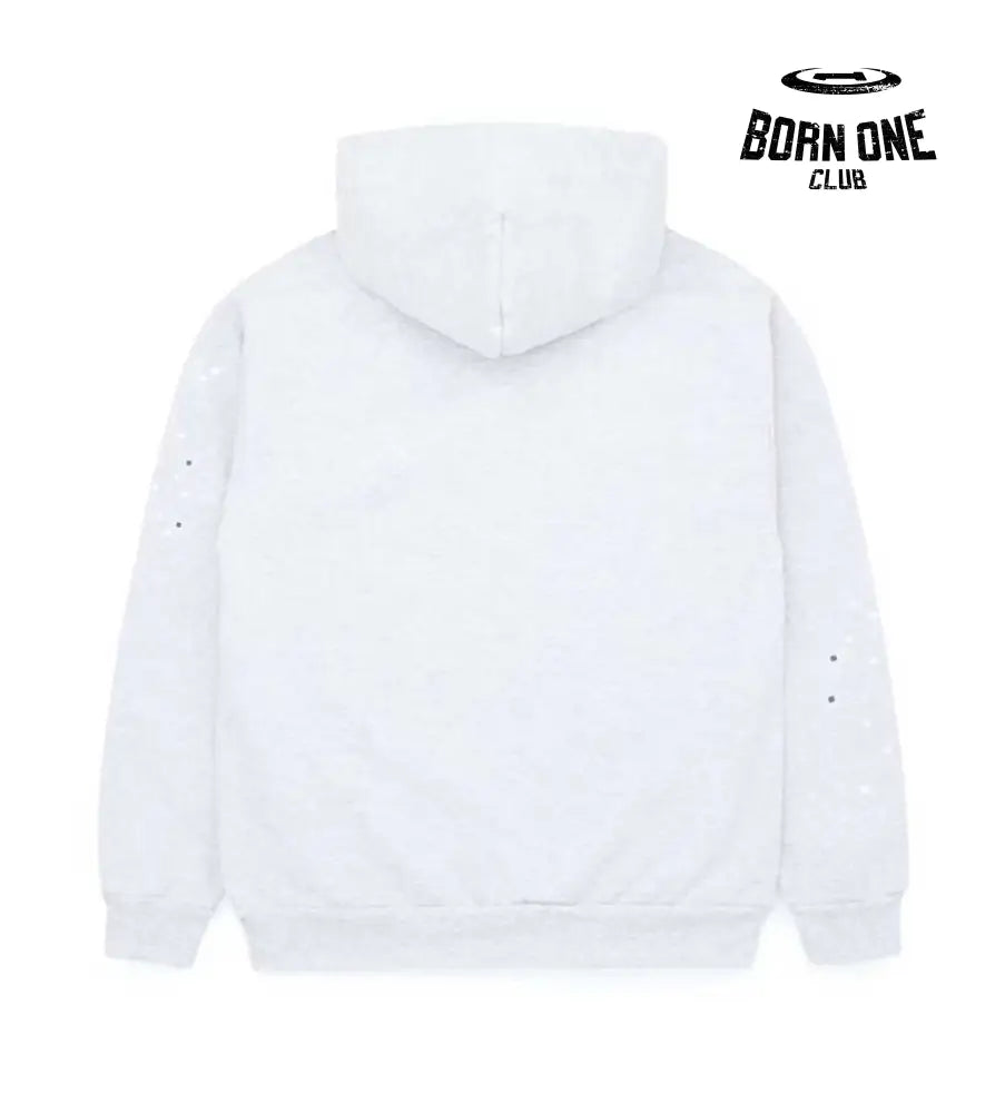Sp5der OG Web Hoodie Heather Grey Hoodie
