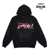 Sp5der P*nk Hoodie Black Hoodie