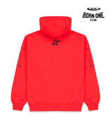 Sp5der P*nk Hoodie V2 Red Hoodie