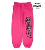 Sp5der P*nk Sweatpants V2 Pink Hoodie