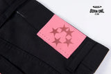 Sp5der Pink Stars Calça Jeans